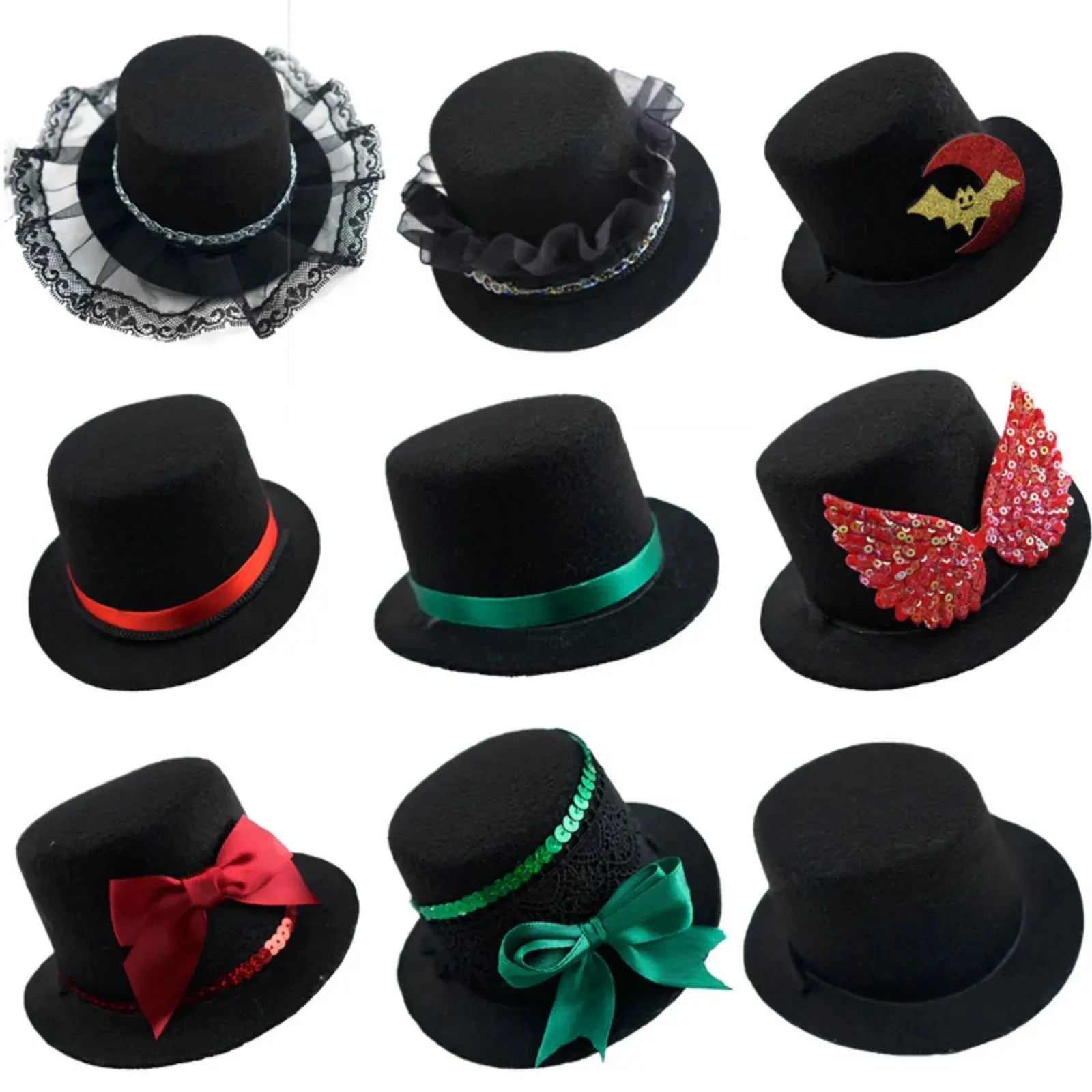 Festival Dog Hat Dogs Cat Wedding Party Gentleman Hats Caps For Puppy Kitten Headwear Pet Halloween Photo Prop Top Hat Accessory - Nova Trendz