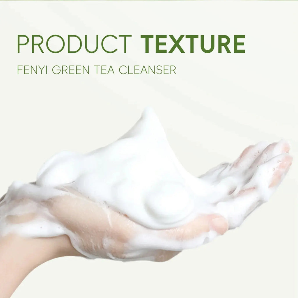 Green Tea Facial Cleanser 50g Skin Deep Cleansing Moisturizing Blackhead Removal Skincare Face Wash Foam Face Cleanser Skin Care - Nova Trendz