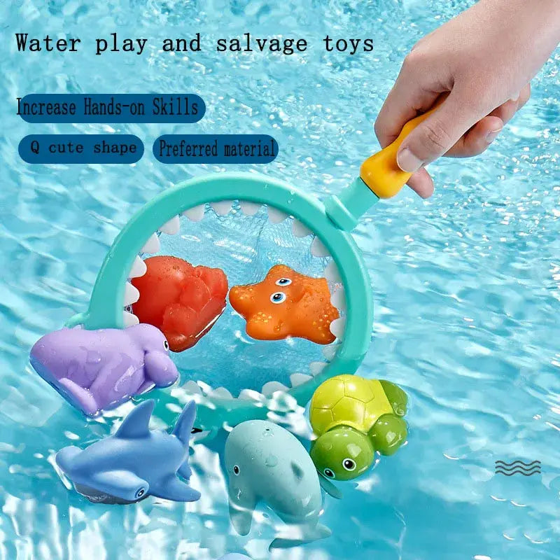 Baby Bath Toys Bathtub Colorful Toys Waterproof Bath Toys for Toddler Infant Boys Girls 0~3years Gift Nova Trendz