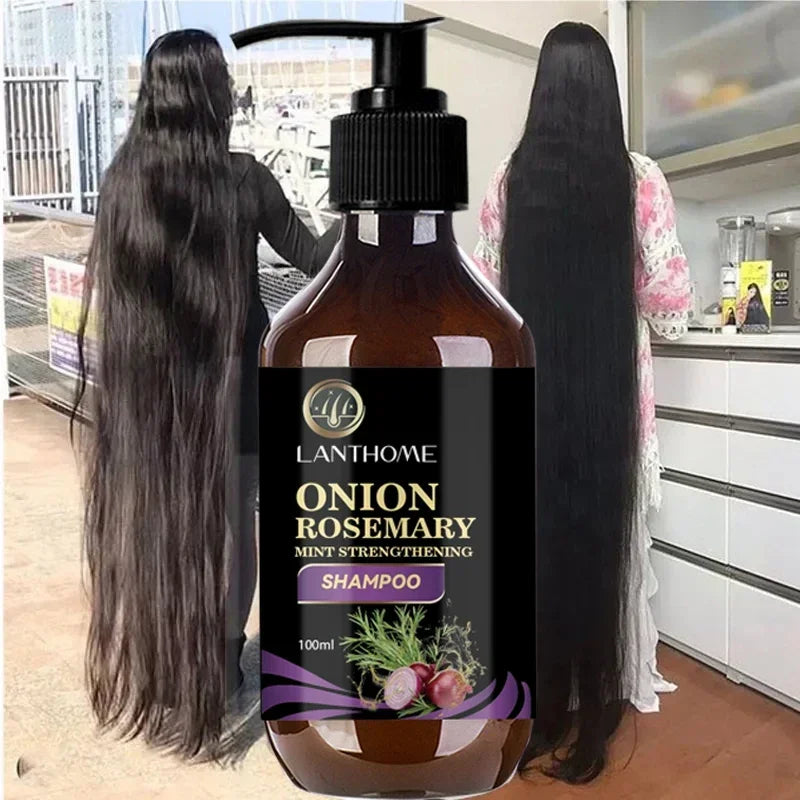 Volumizing Rosemary Onion Shampoo for Hair Care Rosemary & Onion Shampoo for Thickening and Deep Cleansing - Nova Trendz