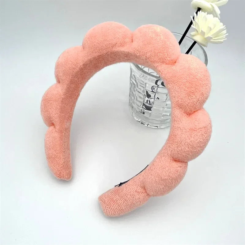 Soft Hair Styling Accessories Women Girls Headbands for Face Washing Bath Makeup Hair Band Women Adjustable SPA Facial Headband