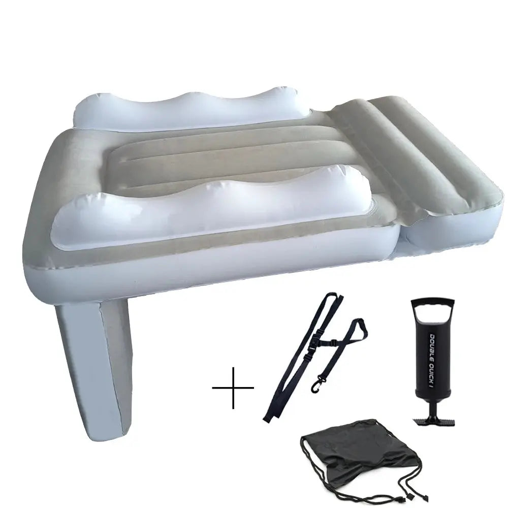 New Baby Comfort Sleep Inflatable Mattress Kids Car Outdoor Universal Camping Travel Lightweight Flocked Air Mattress Nova Trendz