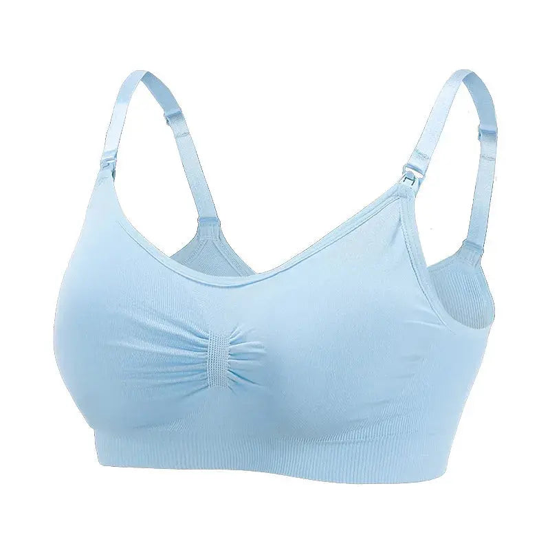 High Quality Maternity Nursing Bras Cotton Breastfeeding Pregnant Underwear Seamless Large Size Breathable Bra Push Up Nova Trendz