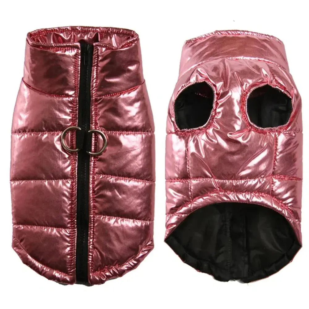 Warm Dog Clothes For Winter Outdoor Waterproof Pet Vest Coat For Small Medium Dogs High Neck Pets Jacket Chihuahua Bulldog Parka - Nova Trendz