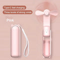 Foldable Small Fan Portable and high-power Hand Held Portable Mini Fan Rechargeable Hand USB Charge Fan Nova Trendz