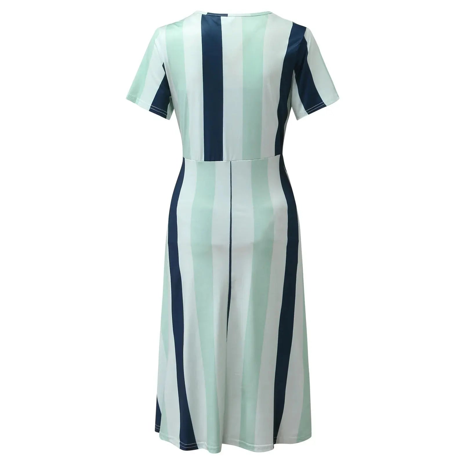 Spaghetti Dress Loose Casual Maternity Women Beach Striped Printed A Line Lace Short Sleeve Dresses Nova Trendz