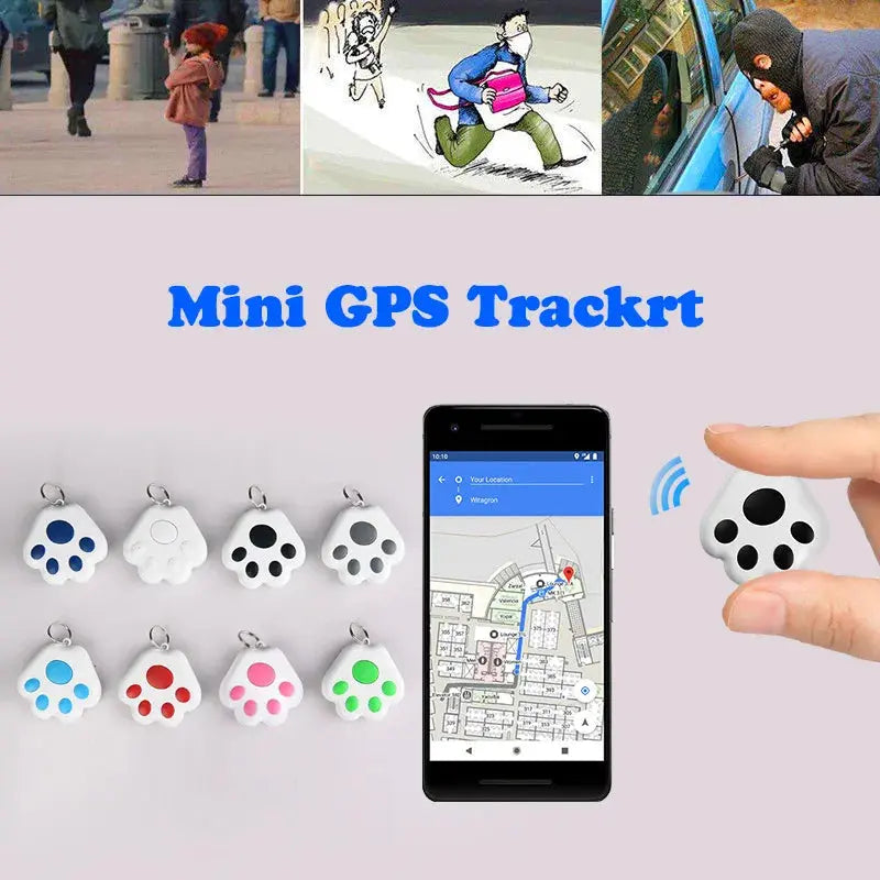 Mini Cat Dog GPS Tracking Locator Prevention Anti-Lost Waterproof Portable Tracker for Pets Cats Dogs Accessories Nova Trendz