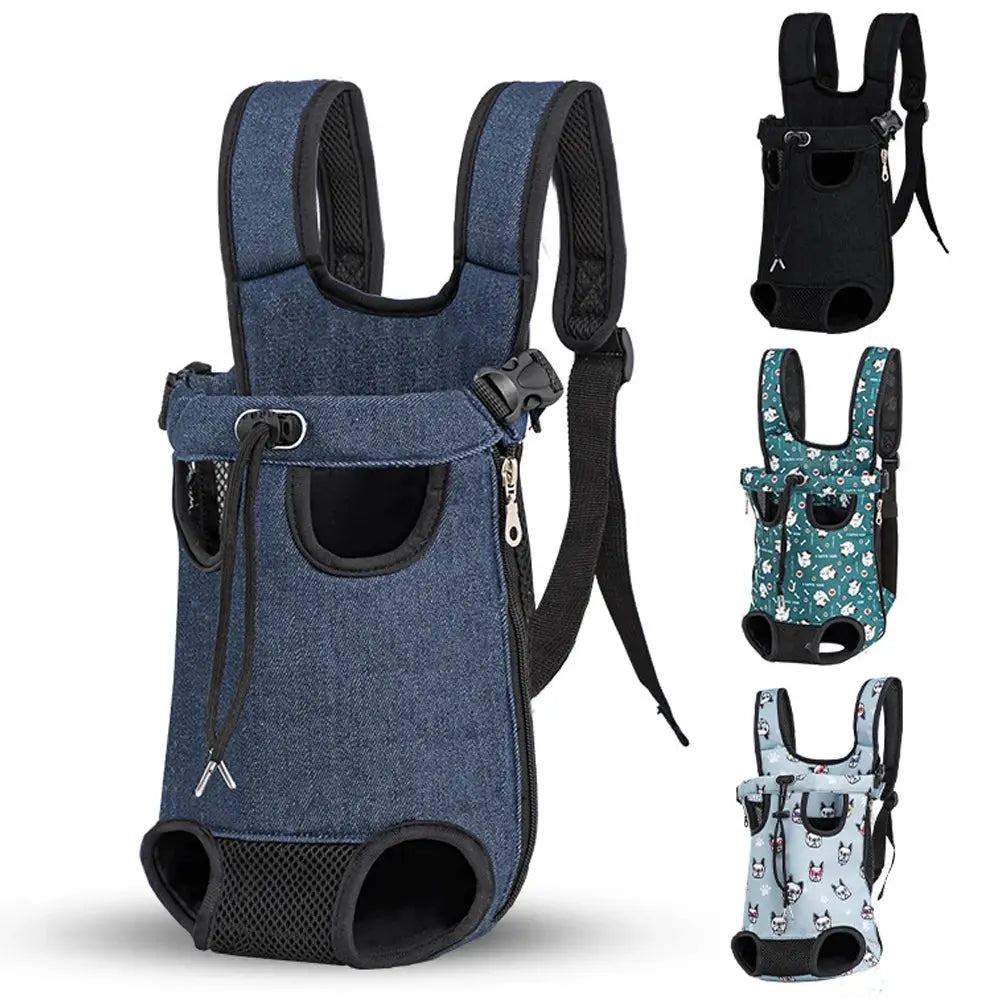 Adjustable Cat Carrier Bag Pet Double Shoulder Backpack Portable Bag Outdoor Travel Camping Hiking Cat Bag Dog Bag - Nova Trendz
