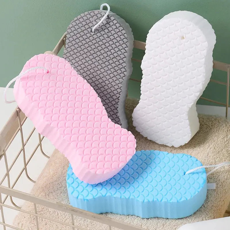 Soft Bath Sponge Body Scrub Bast Wisp Massage Brush Body Washcloth Skin Scrubber Relax Exfoliating Skincare Shower Accessories Nova Trendz