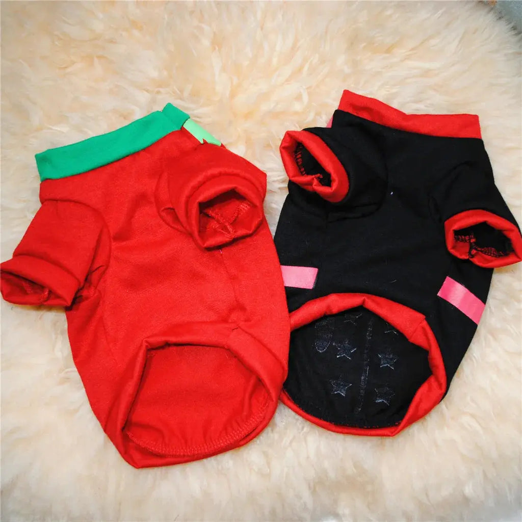 Christmas Dog Clothes New Year Pets Dogs Clothing For Small Medium Dogs Costume Chihuahua Pet Shirt Warm Dog Clothing Yorkshire Nova Trendz