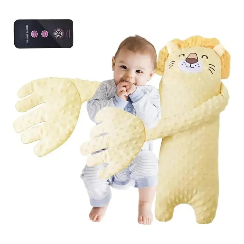 Remote Control Electric Baby Sleep Toy Cartoon Bear Shaped Plush Soothing Dolls Cartoon Baby Sleep Aid Comfort Soother Pillow Nova Trendz