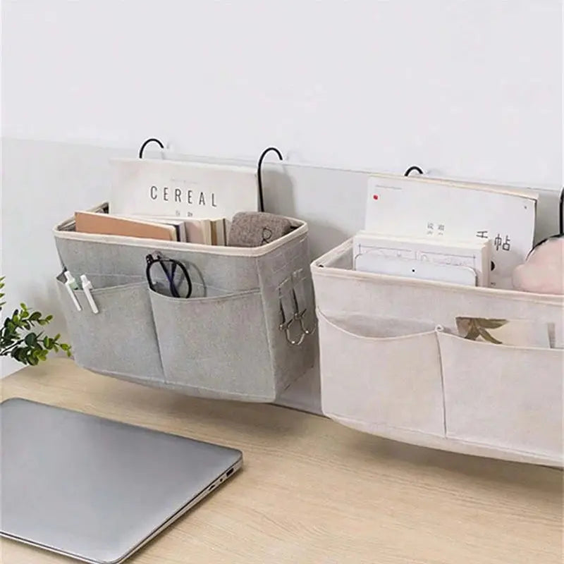 Baby Bedroom Bed Storage Organizer Bedside Storage Rack Dormitory Storage Basket Bedside Hanging Basket Bedside Storage Basket - Nova Trendz