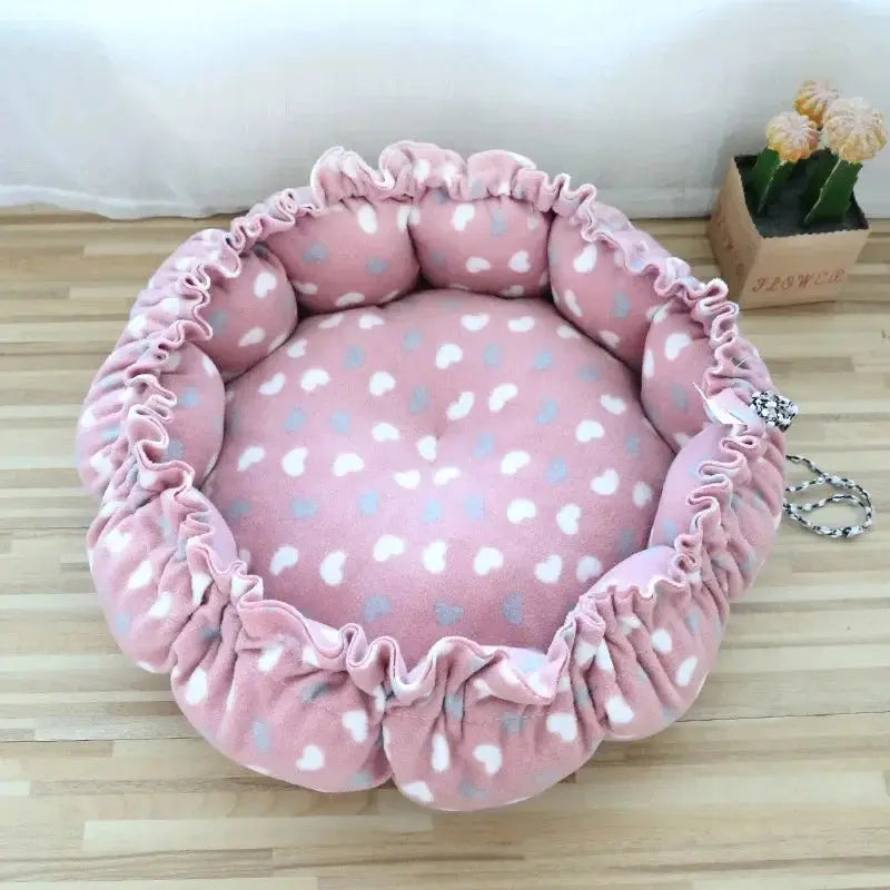Drawstring Creative Soft Warm Nest Dual-Use Adjustable Pet Bed Nest Bed Pet Cushion For Cats Puppies Pet Supplies - Nova Trendz