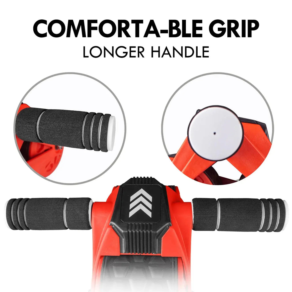 leikefitness Ab Wheel Roller Automatic Rebound with Knee Pad Mat,Core Muscle Ab Trainer with Intelligent Display, Ab Workout Equ Nova Trendz