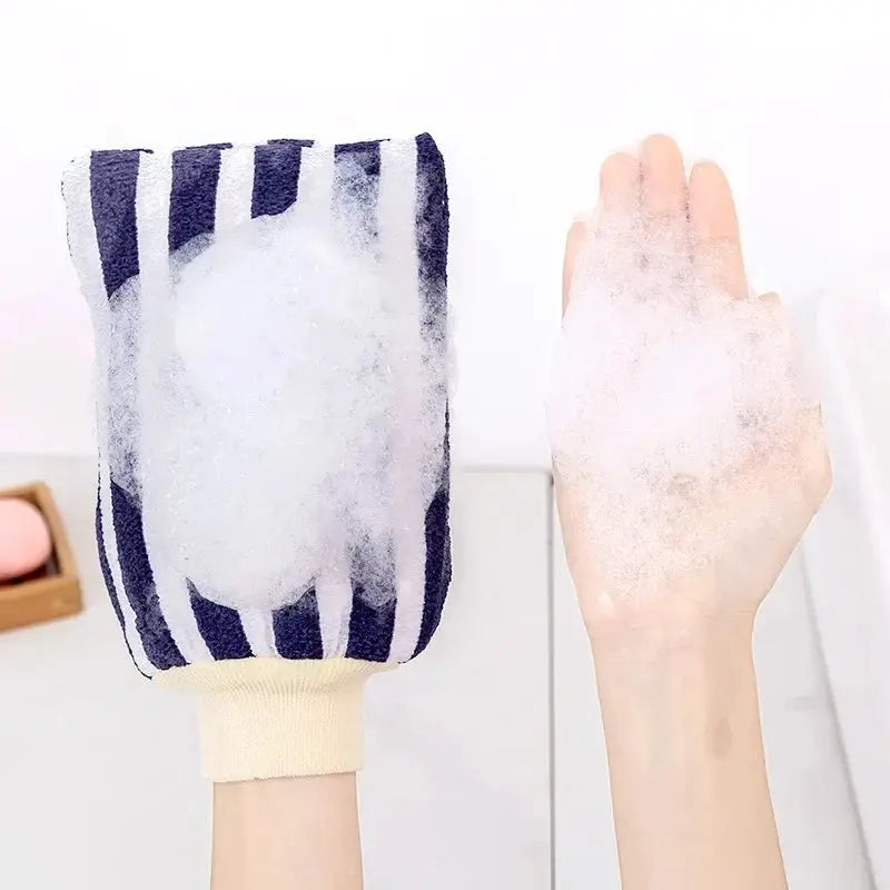 Bath for Peeling SPA Exfoliating Shower Brush Washcloth Body Cleaning Scrubber Mitt Rub Body Wash Gloves Back Shower Bath Towel Nova Trendz