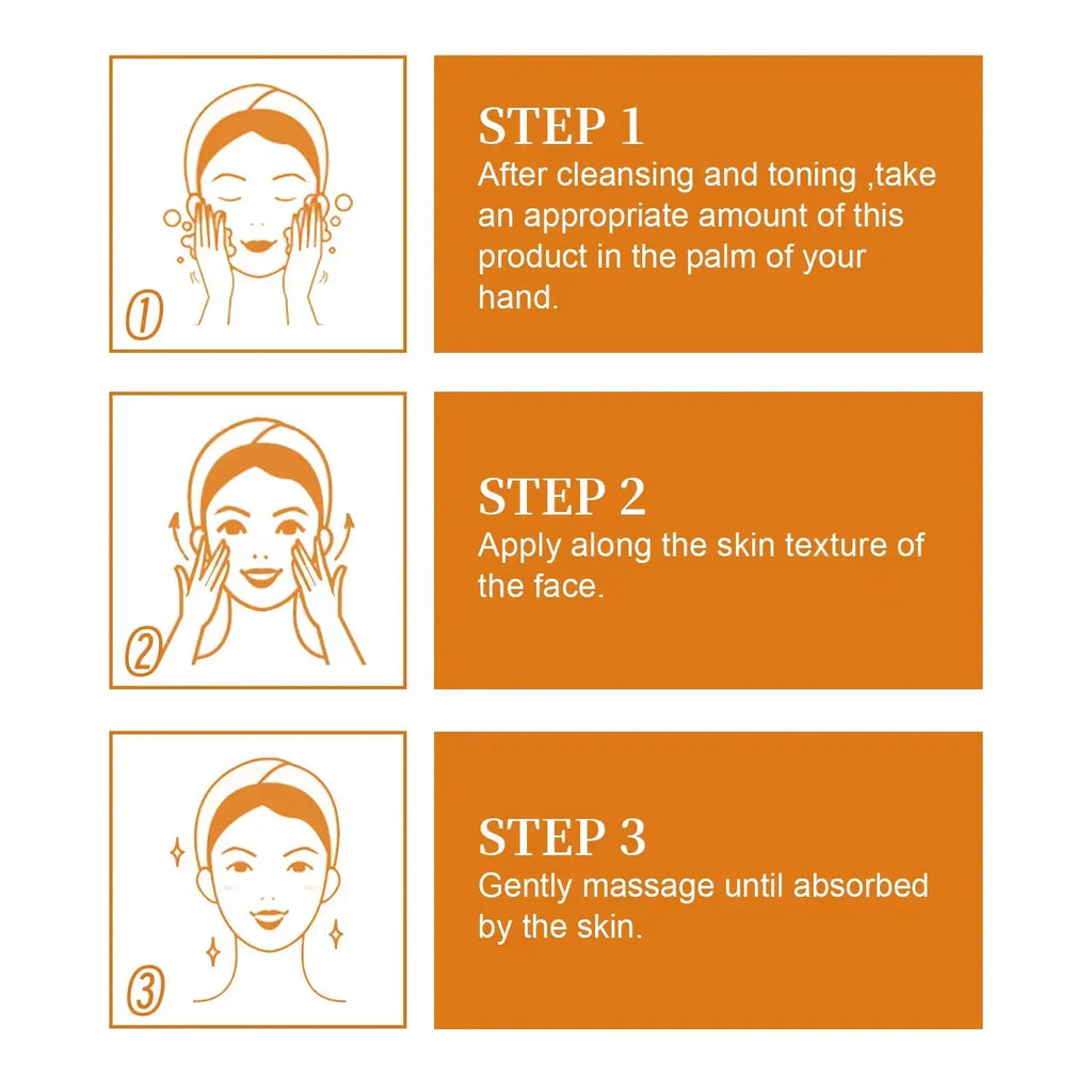 Vitamin C Wrinkle Remover Face Serum Lifting Firming Fade Fine Lines Anti-aging Essence Whitening Brighten Nourish Skin Care Nova Trendz
