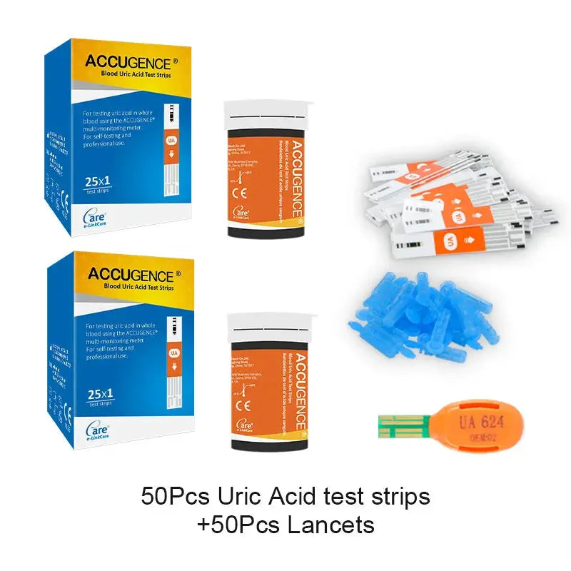 Blood Ketone Hemoglobin Uric Acid Blood Glucose Test Strips Test Strips for PM800 4 in 1 Meter Diabetes Gout HB Anemia Monitor Nova Trendz