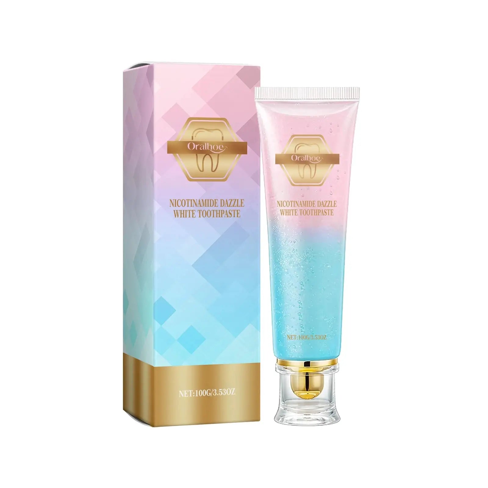 Niacinamide Whitening Toothpaste Dental Stains Removing Prevent Bad Breath Oral Cleaning Refreshing Reduces Plaque Toothpaste - Nova Trendz