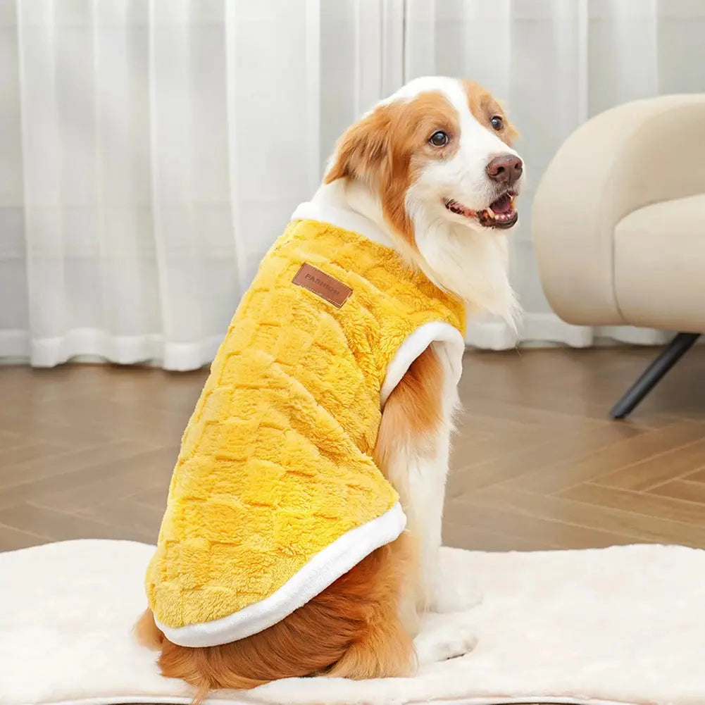 Big Dogs Clothes Winter Warm Sweater S-6XL Size Pet Clothing Golden Retriever Dog Coats Sweatshirt Pets Puppy Pullover Vest - Nova Trendz
