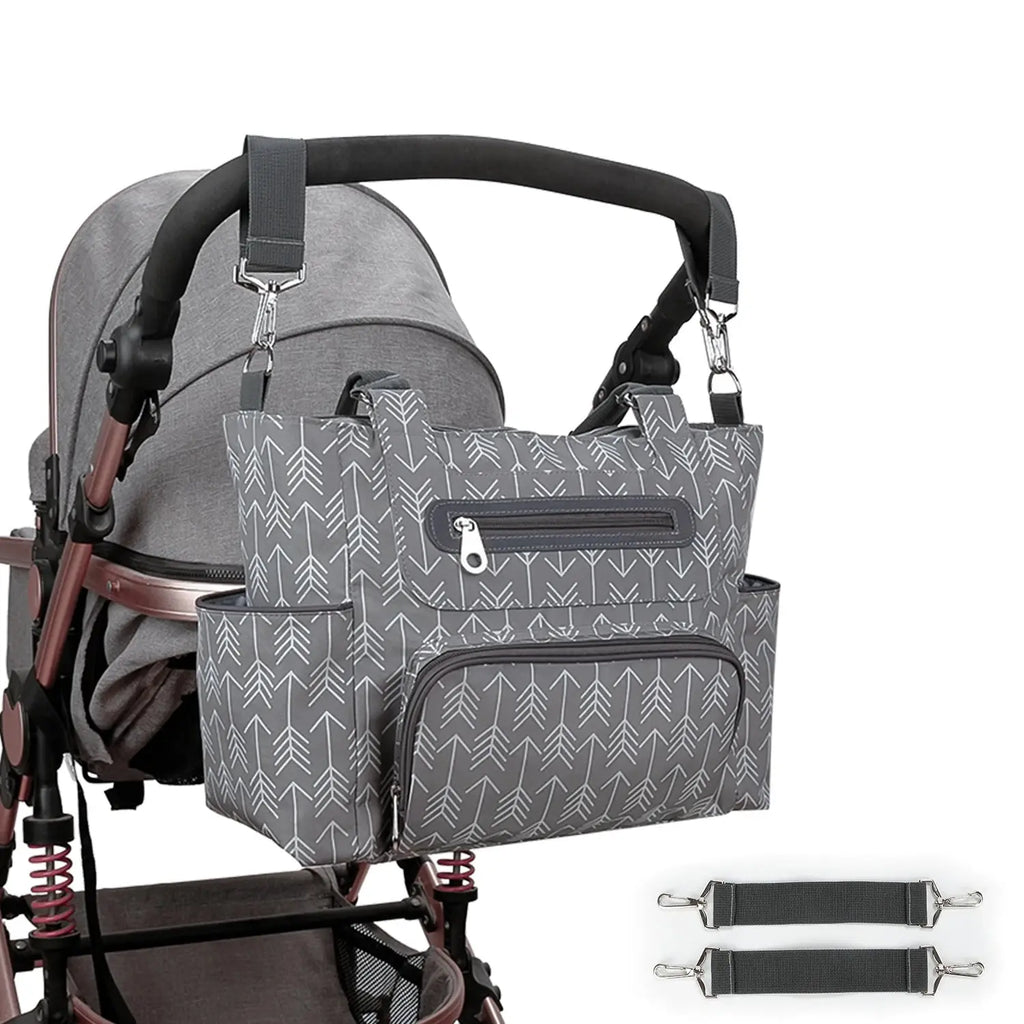 7pcs Nappy Changing Bag Set,Multifunction Mummy Tote Bag Baby Changing Bag Shoulder Handbag Travel Diaper Bag Nova Trendz