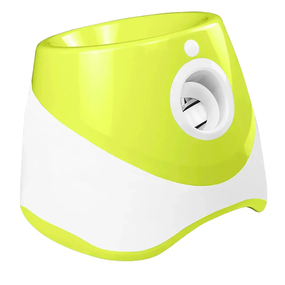 With 5 balls Automatic Ball Launcher for Dogs 3 Adjustable Distances Settings,Improves the dog's intelligence Outdoor pet game - Nova Trendz