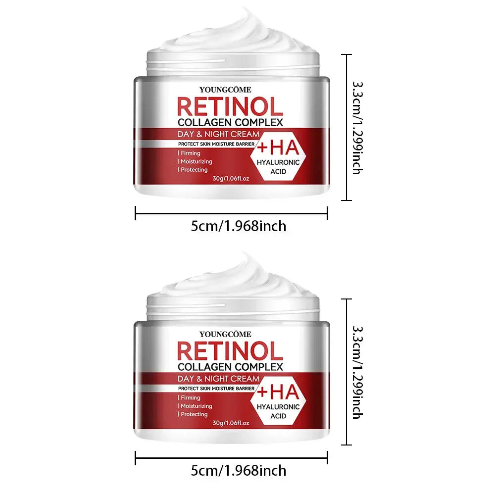 Retinol Collagen Facial Care Moisturizing Cream Deep Hydration  Suitable for dry Aging Face Cream Moisturizing Skin Repair - Nova Trendz