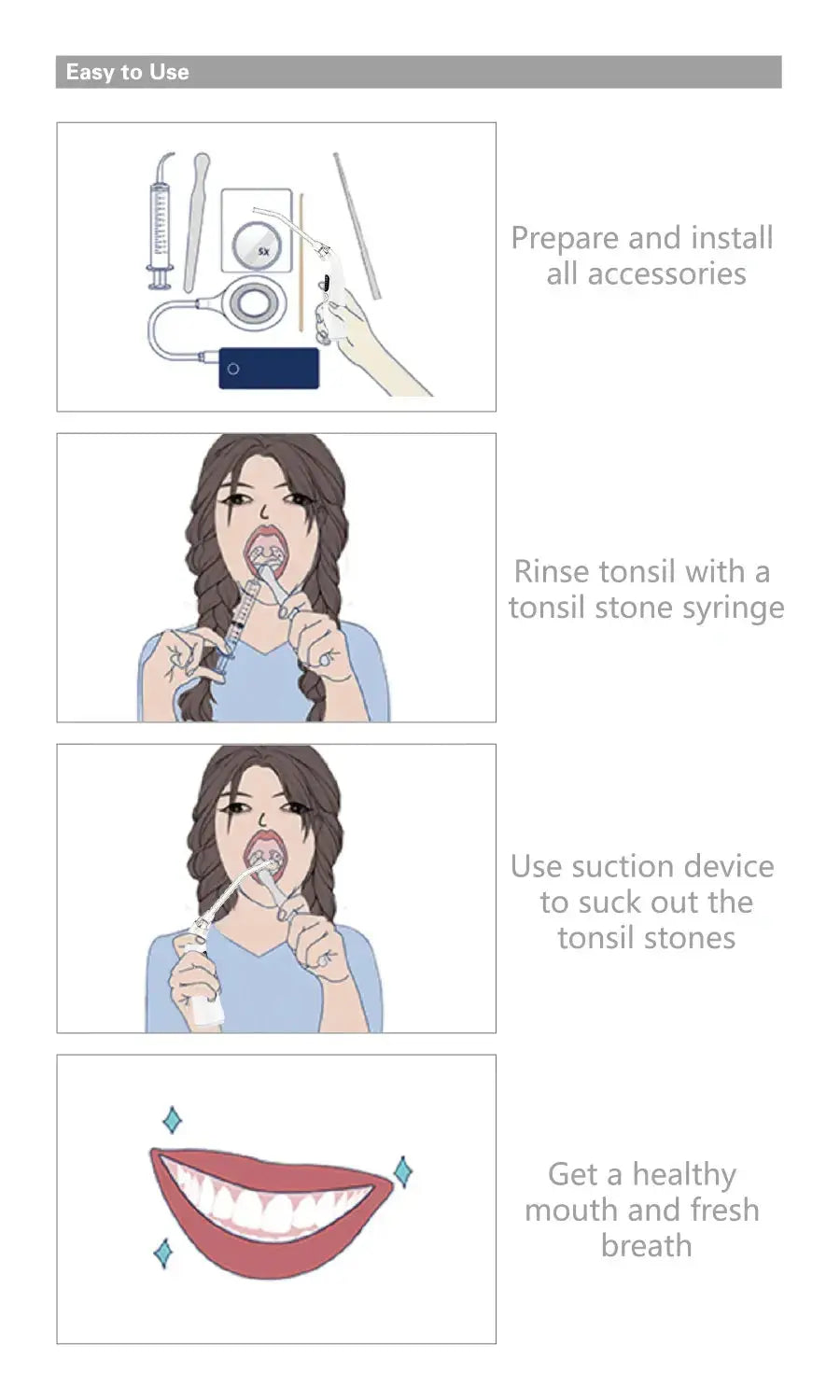 Electronic Vacuum Tonsil Stone Remover Kit with 5 Suction Modes 10in1 Tonsil Stone Cleaner Mouth Cleaning Tool Oral Fresh Care Nova Trendz