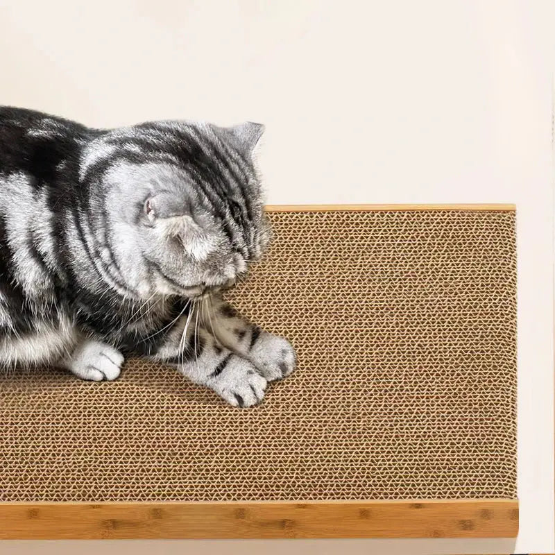 Cat scratching board vertical scratching post duarable cat scratcher high quality Corrugated cardboard Cat Scratching pad Nova Trendz