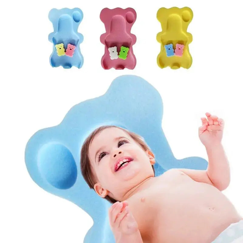Baby Shower Sponge Baby Bath Sponge Soft Infant Bath Sponge Skid Proof Baby Bath Mat Newborn Nova Trendz