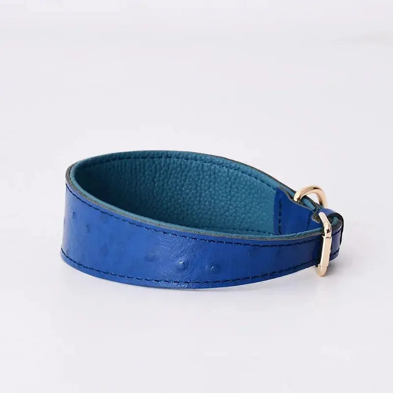 Leather Dog Collar Fashion Solid Color Ostrich Pattern Adjustable Pet Neck Ring Suitable For Small Large Dogs Kitten Puppy Items Nova Trendz