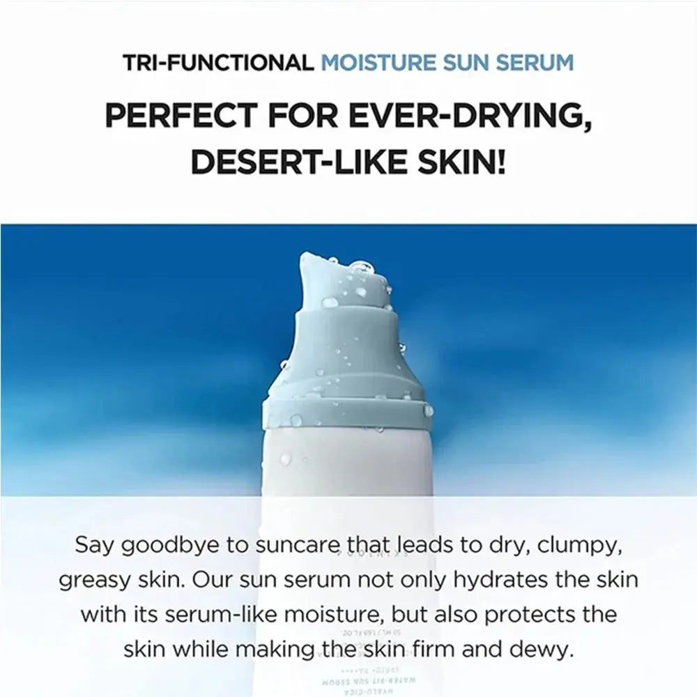 Original 50 Facial Sunscreen Centella Protector Solar Sunblock Skin Whitening Cream Korean Moisturizing Protector New Care Body Nova Trendz