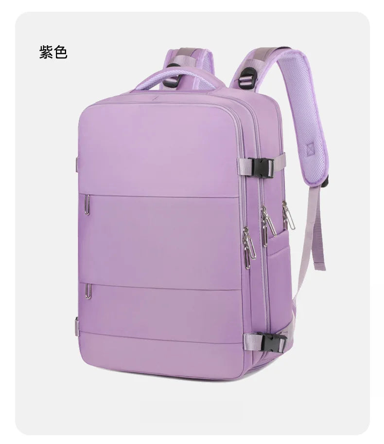Mummy Bag Nappy Backpack Large Capacity Multifunction Cabin Bag with Shoe Storage Multilayer Separation Waterproof Diaper Bags