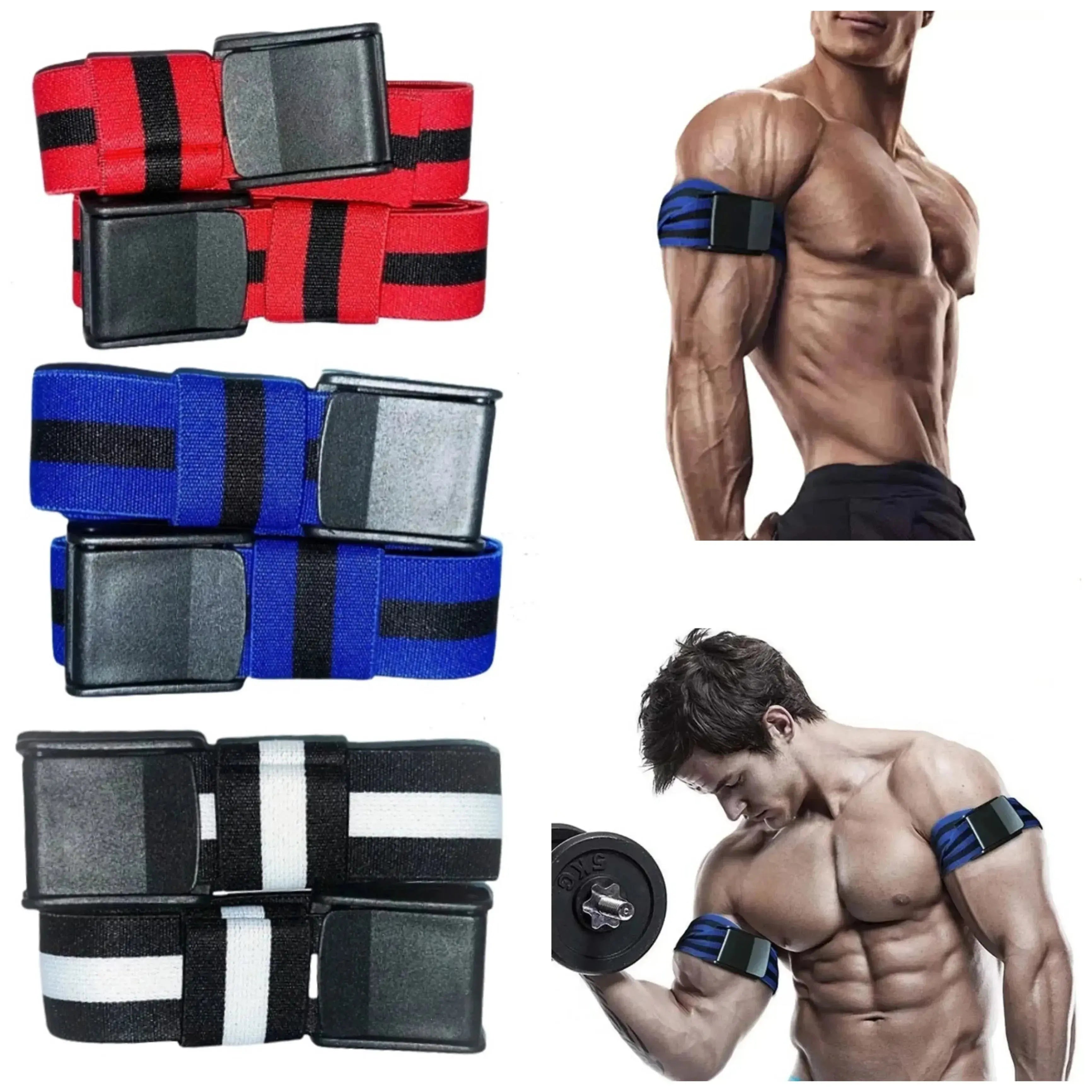 BFR Booty Bands Men Women Arm Glutes Hip Occlusion Training Resistance Band Blood Flow Restriction Bands Workouts Fitness Nova Trendz