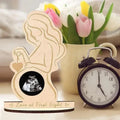 Wood Baby Ultrasound Photo Frame Pregnant Mother Keepsakes Infant Sonogram Picture Frame Ornament Gift To Expectant Mother Nova Trendz