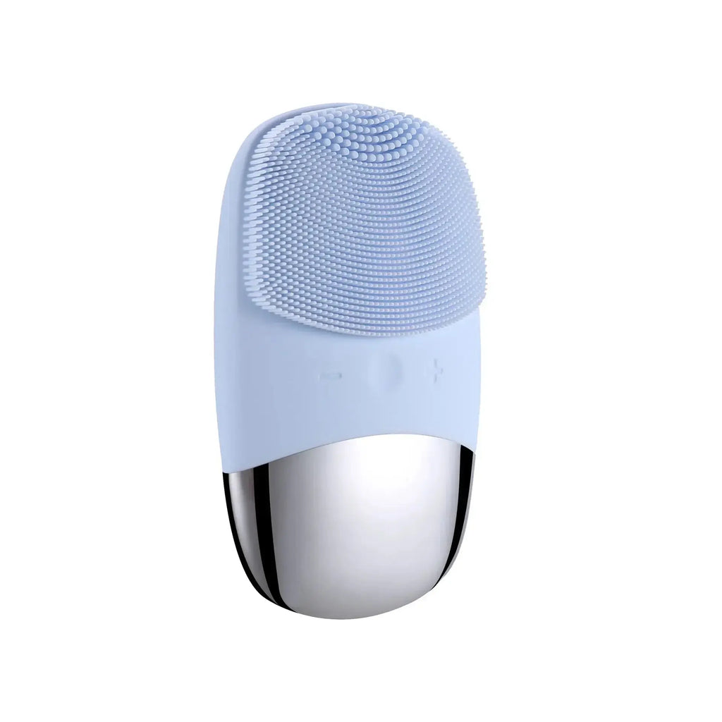 Electric Facial Cleansing Brush Silicone Sonic Face Cleaner Deep Pore Cleaning Skin Massage Intelligent Cleansing Brush Device - Nova Trendz