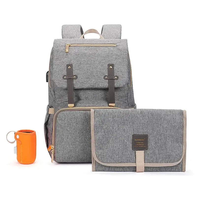 Fashion New Baby Diaper Bag Backpack Multifunctional Diaper Bag Organizer with Thermal Milk Bottle Bag Baby Bags for Mom Nova Trendz