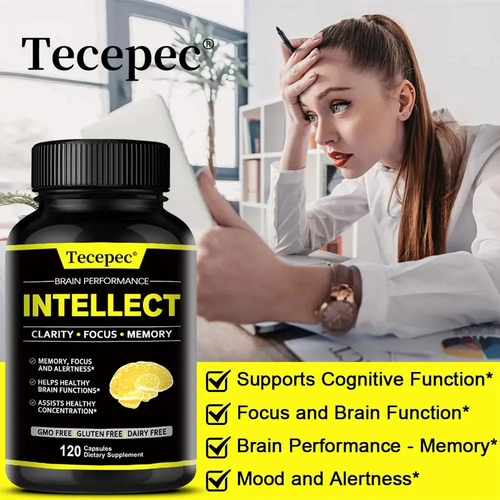 Nootropics - Support healthy brain function, help fight mental dullness and brain fog, and slow brain aging Nova Trendz