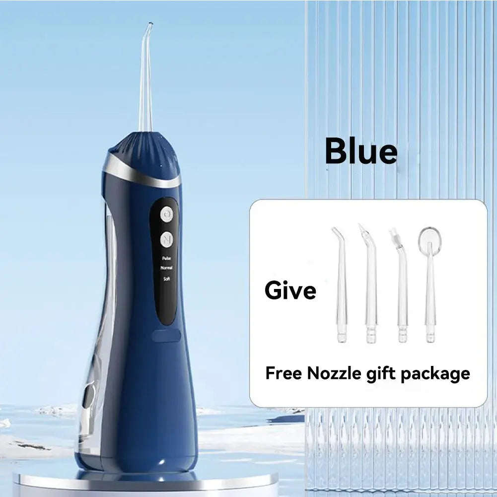 Oral Irrigator 3 Cleaning Modes Portable Rechargeable Waterproof  IP65 Dental Water FlosserTeeth Whitening Jet Floss 200ML Nova Trendz