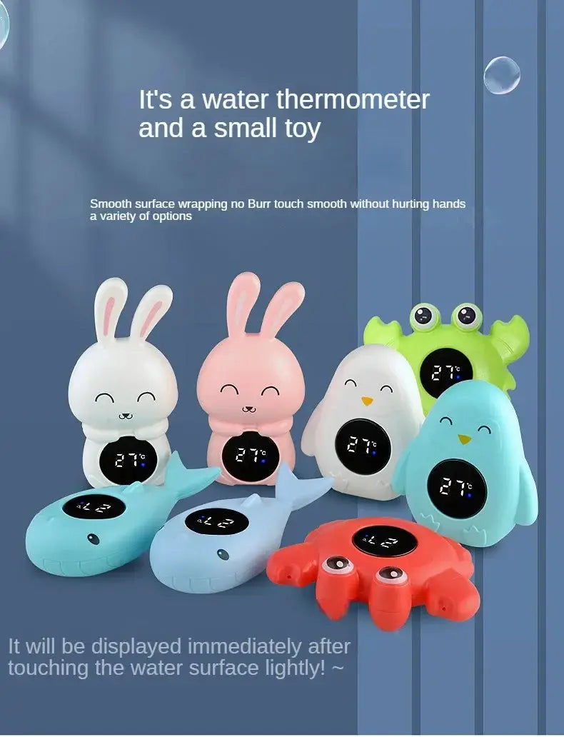 Baby Bath Temperature Meter Floating Digital Water Baby Bath Temperature Meter LED Display Temperature Tester Safety Cartoon - Nova Trendz