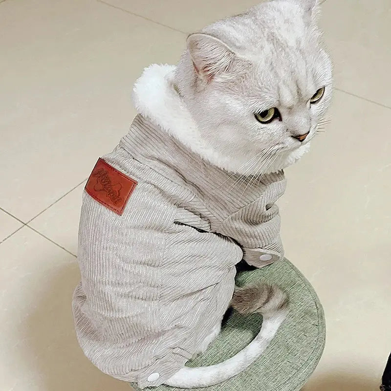 Winter Warm Dog Clothes For Small Medium Dogs Cats Fleece Puppy Kitten Jacket Coat Schnauzer Yorkshire Chihuahua Pet Costume - Nova Trendz
