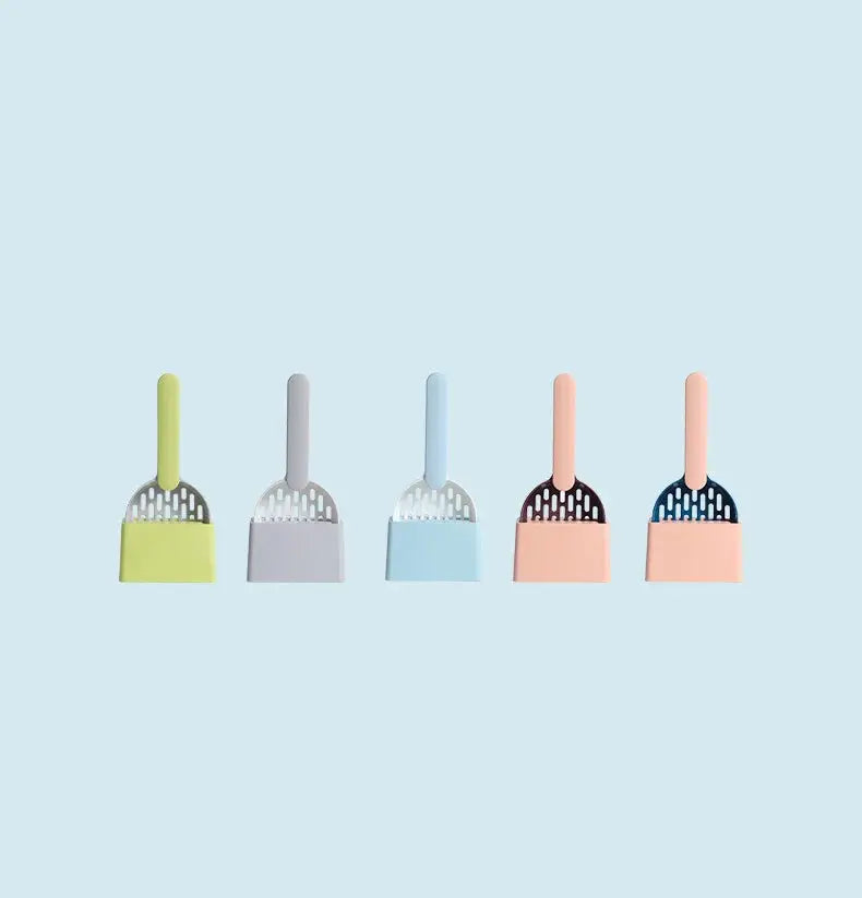 Advanced Cat Litter Shovel Set, Kitten Poop Cleaning Pet Shovel Cleaning Toilet Set, Convenient Cleaning Poop - Durable and Lightweight Pet Cleaning Tool Set - Nova Trendz