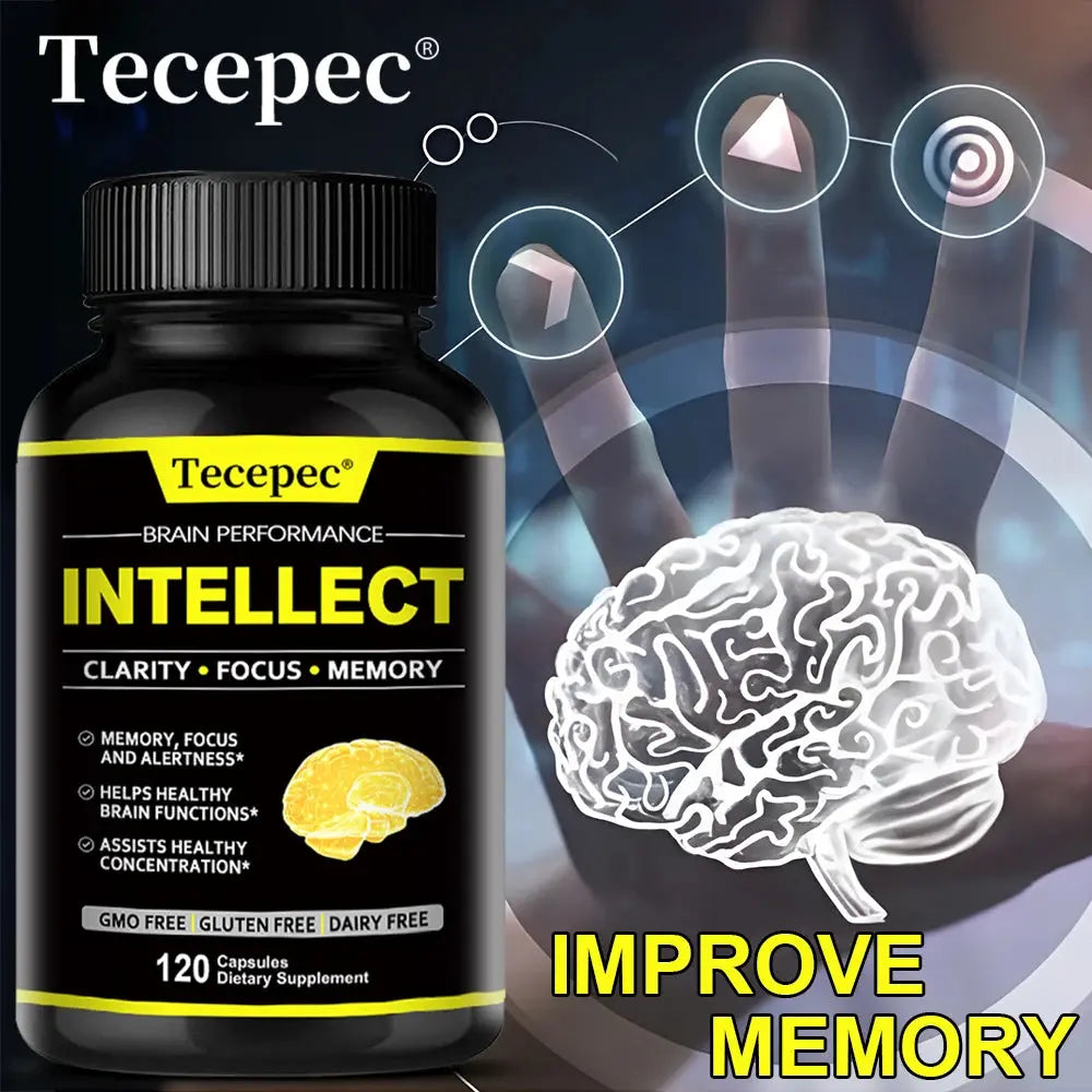 Nootropics - Support healthy brain function, help fight mental dullness and brain fog, and slow brain aging Nova Trendz