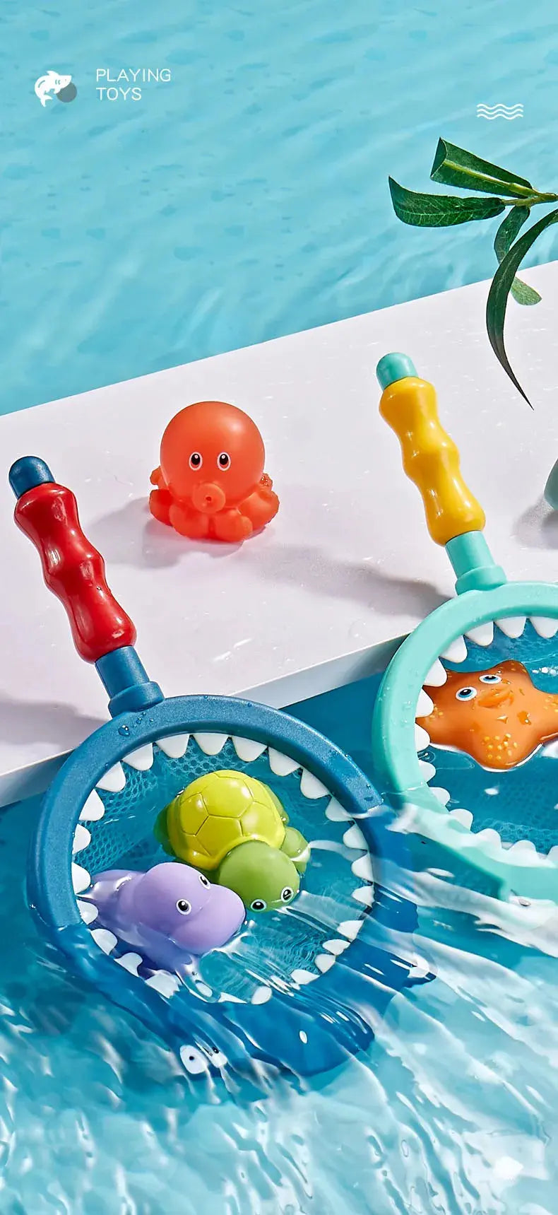 Baby Bath Toys Bathtub Colorful Toys Waterproof Bath Toys for Toddler Infant Boys Girls 0~3years Gift Nova Trendz