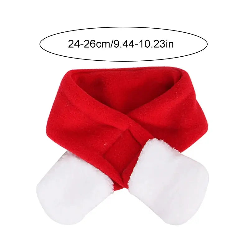 Cute Pet Christmas Ornaments Winter Plush Xmas Hat Scarf Headwear Cats Dogs Santa New Year Cosplay Costume Pet Accessories Nova Trendz