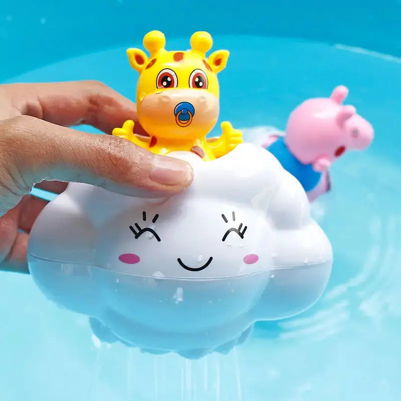 Baby Bath Toy, Bathing Cute Swimming Water Spraying Clouds Shower Bath Toy For Kids Water Playing Toy - Nova Trendz