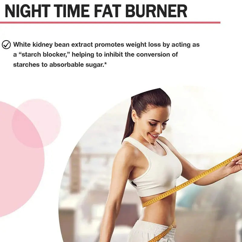 Night Time Fat Burner Supplement To Reduce Belly Fat - Helps Metabolic Cleansing, Sleep Aid Appetite Suppressant & Fat Burner Nova Trendz