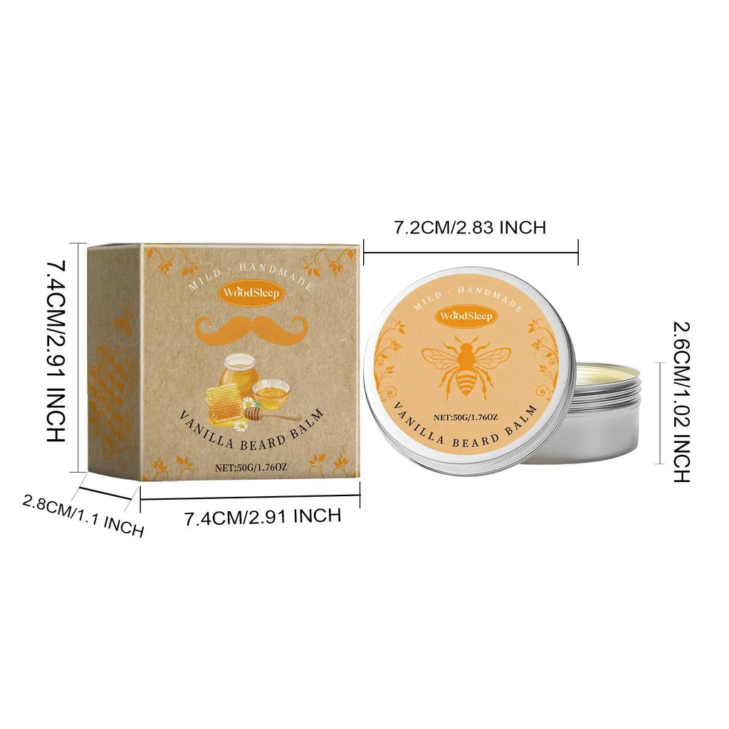 Beard Care Cream Moisturizing Facial Hair Growth Dashing Soften Moustache Beard Grooming Product Gentlemen Beard Styling Wax Nova Trendz