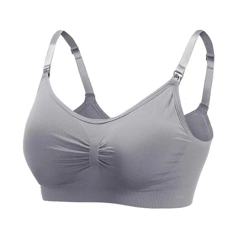 High Quality Maternity Nursing Bras Cotton Breastfeeding Pregnant Underwear Seamless Large Size Breathable Bra Push Up Nova Trendz