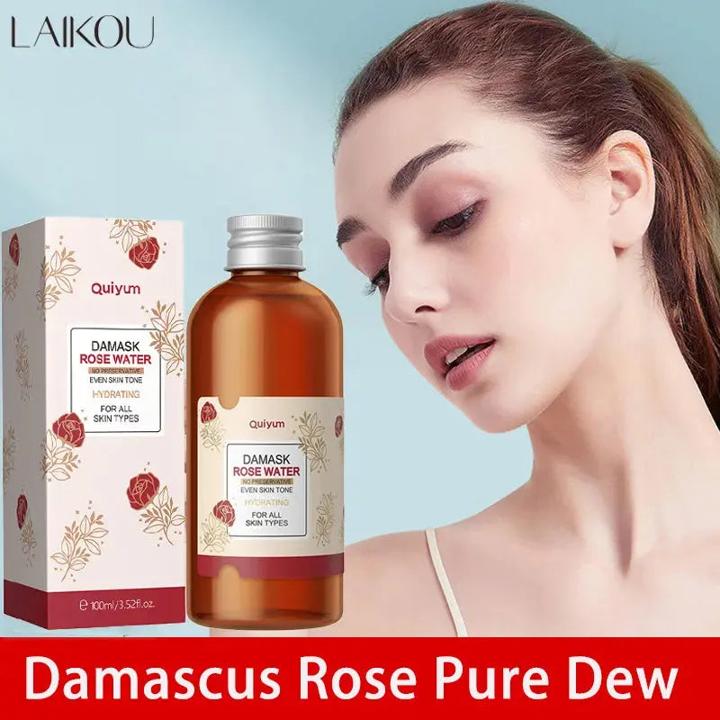 Face Care Rose Water Nourishing Skin Improve Dullness Anti Aging Facial Toner Damask Korean Skincare Products 100ml Nova Trendz