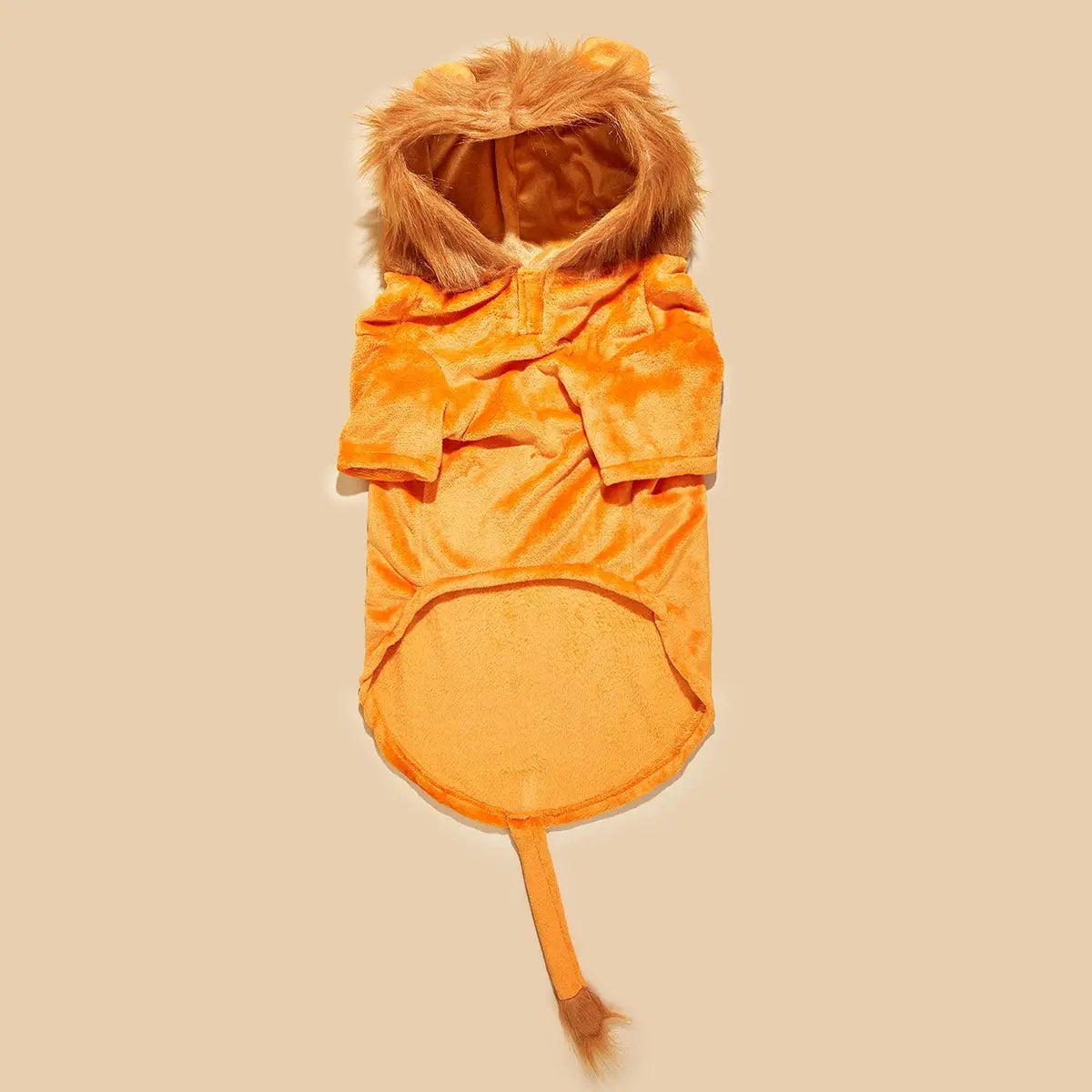 The Lion King Dog Halloween Costume Pet Lion Hoodie for Small Dogs ( Orange) - Nova Trendz